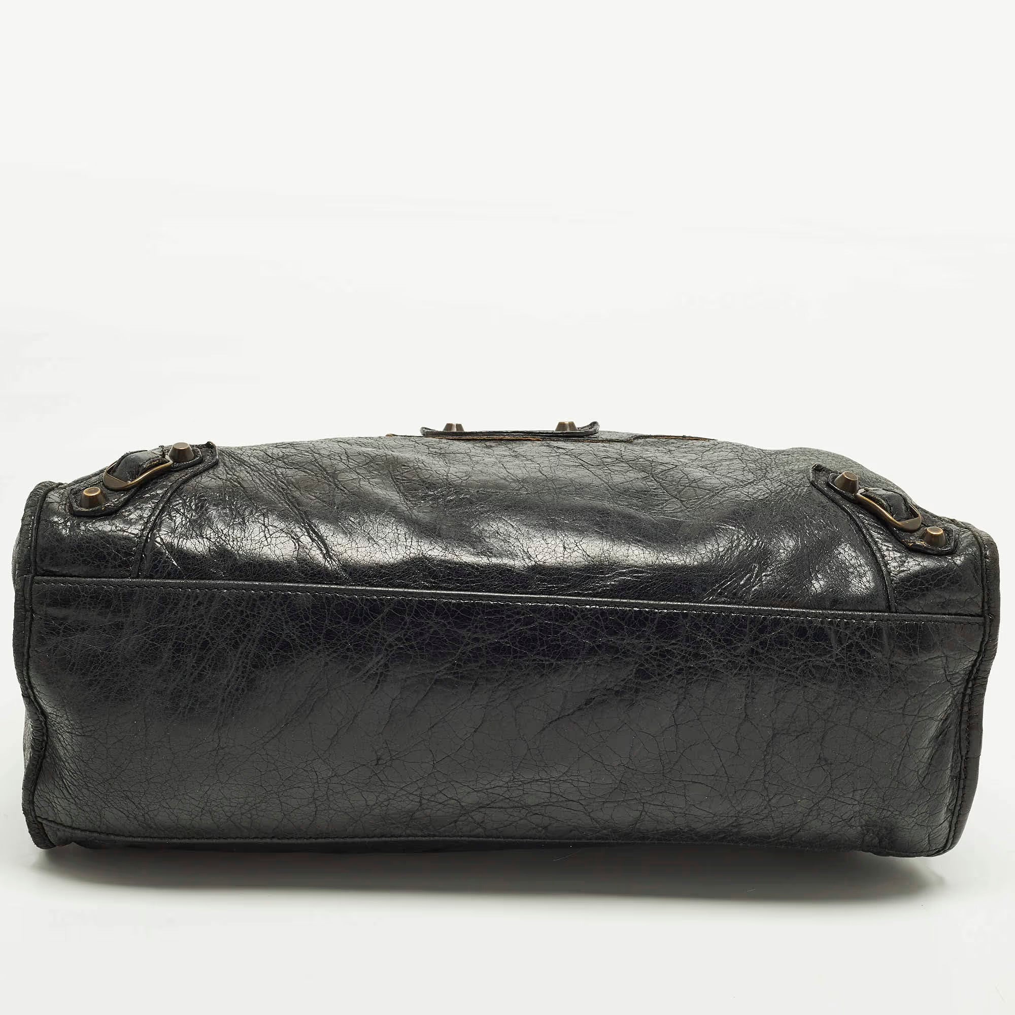 Balenciaga Classic City Black Leather Bag