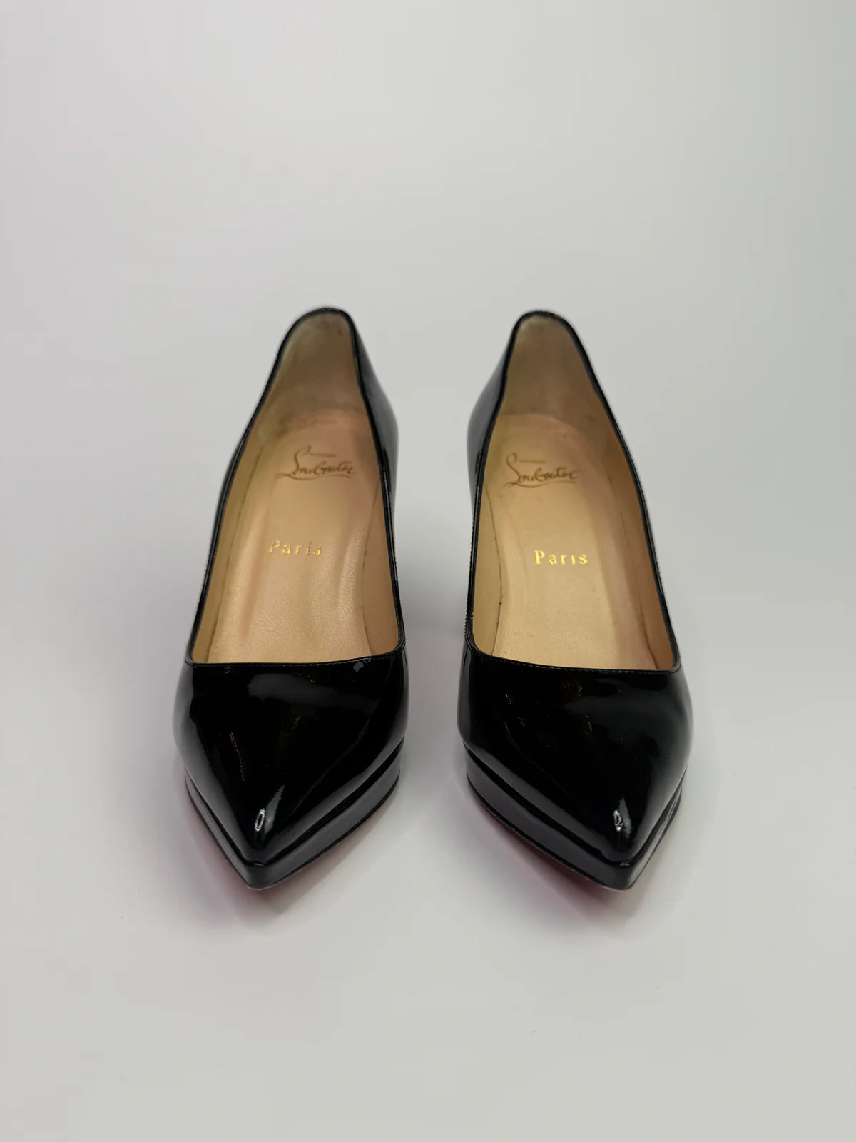 CHRISTIAN LOUBOUTIN PIGALLE PLATO 100 HEELS (SIZE 36.5/UK3.5)