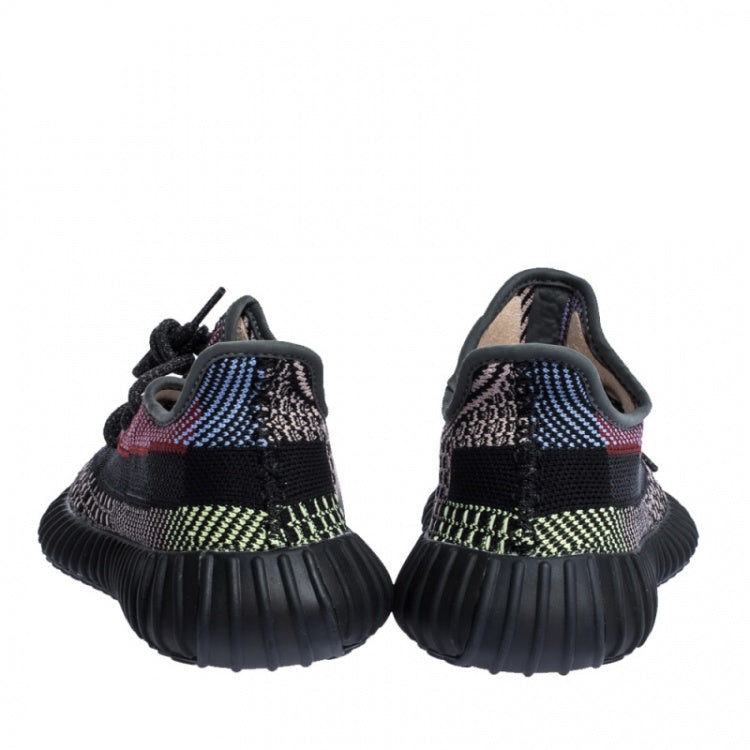 Yeezy x Adidas Multicolor Yecheil Cotton Knit Boost 350 V2 Sneakers Size 36