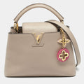 Louis Vuitton Capucines BB Beige Leather Bag