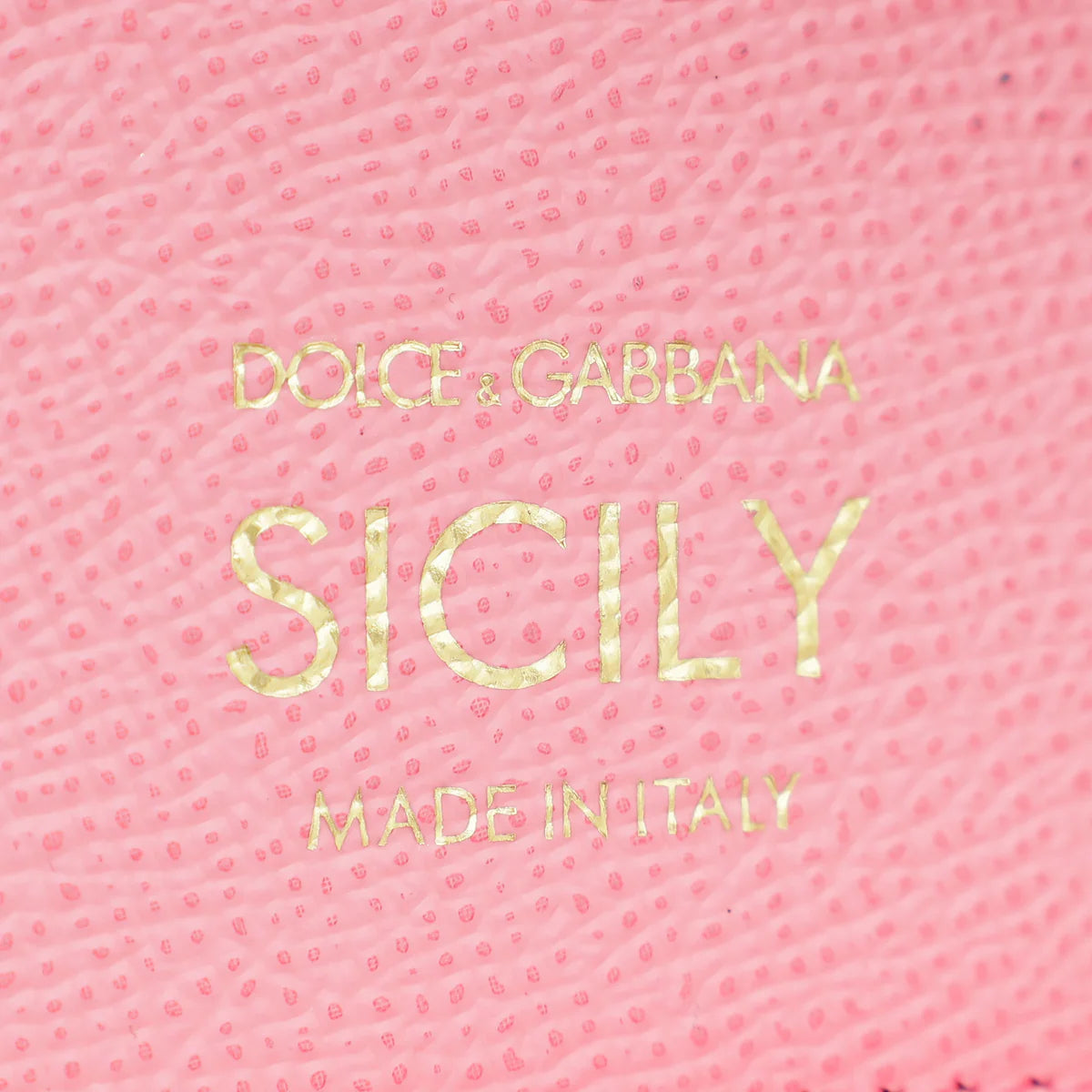 Dolce & Gabbana Pink Sicilty Bag W/ Scarf