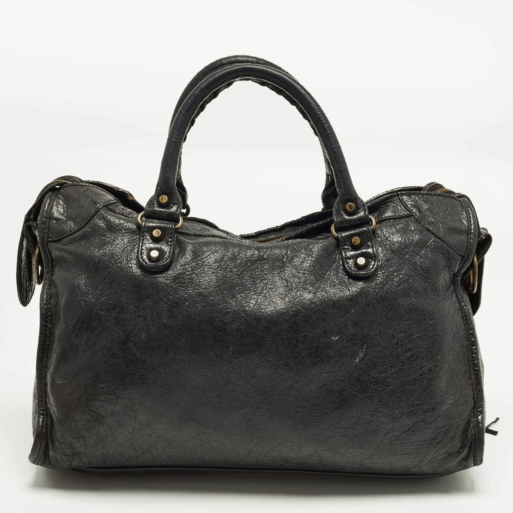 Balenciaga Classic City Black Leather Bag