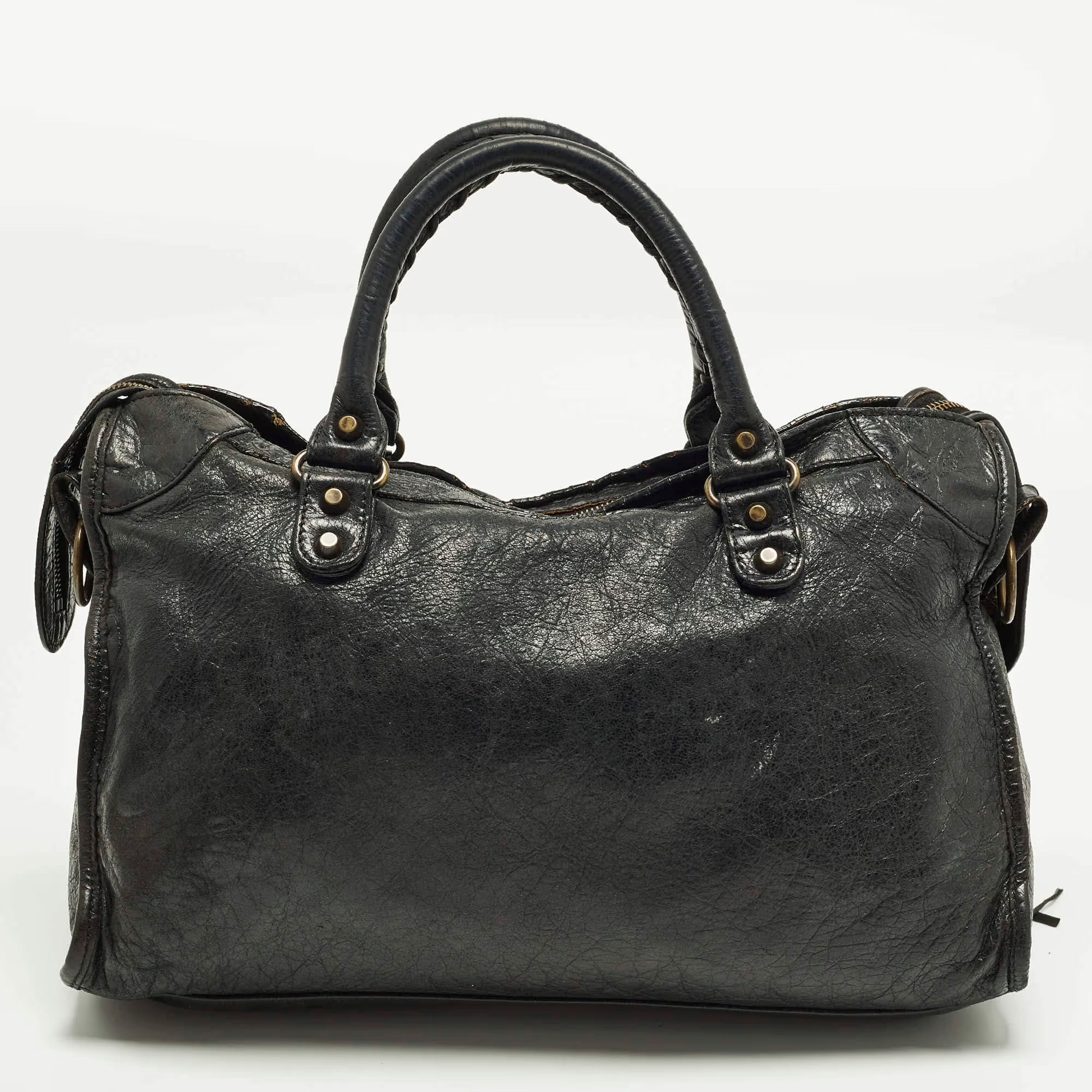 Balenciaga Classic City Black Leather Bag