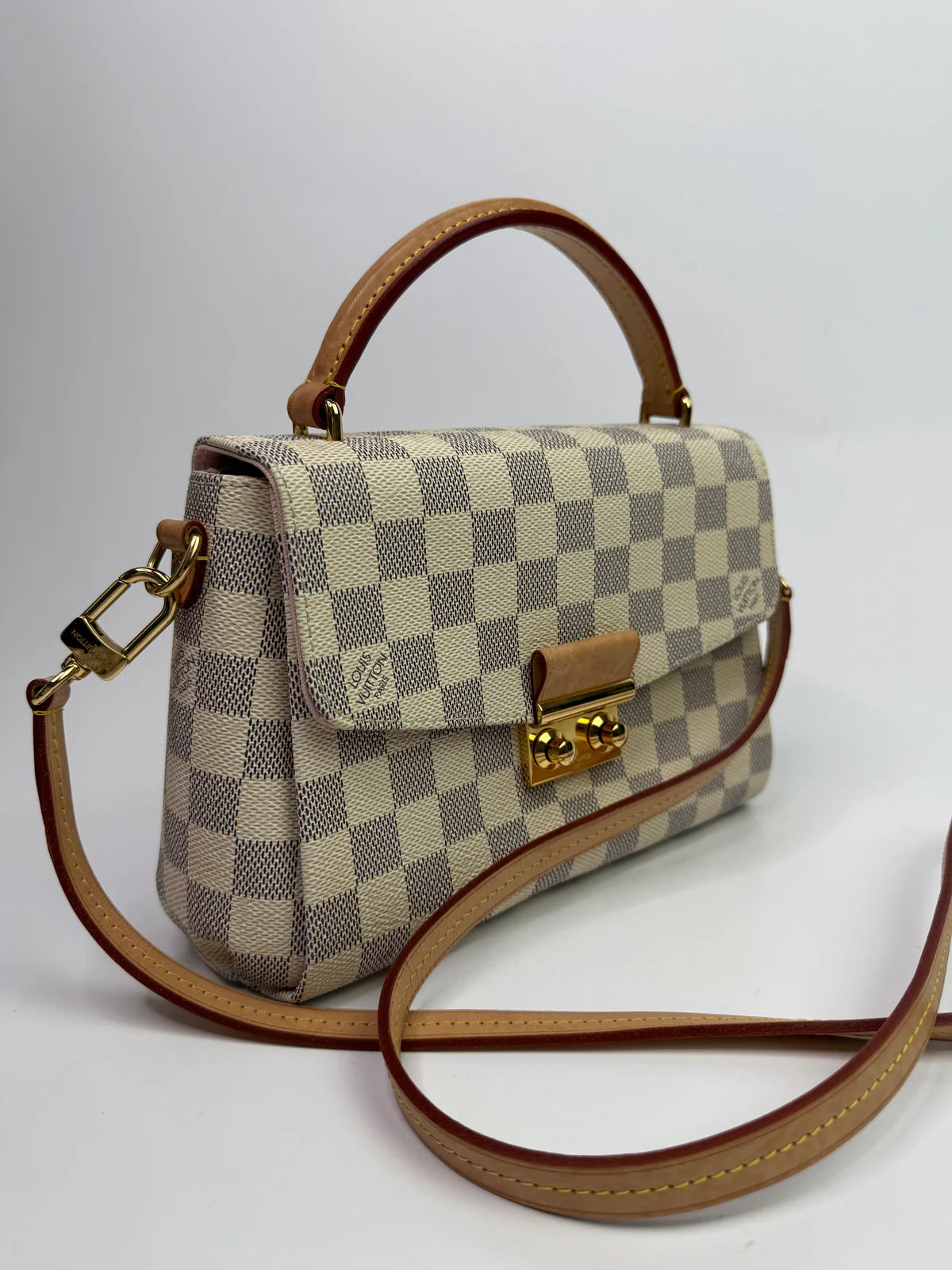 LOUIS VUITTON DAMIER AZUR CANVAS CROISETTE BAG