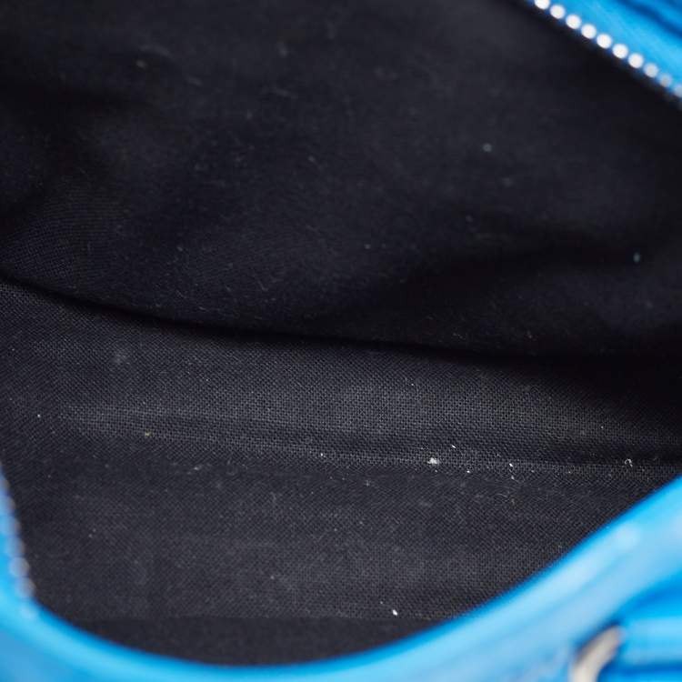 Balenciaga Blue Leather Nano Classic City Tote