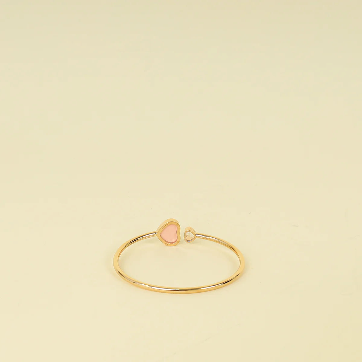 Chopard 18K Yellow Gold Diamond Opal Happy Hearts Bracelet