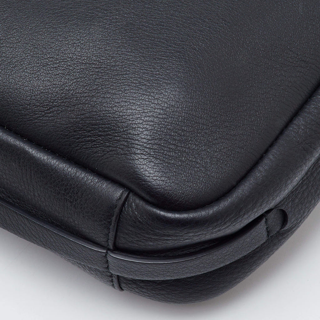 Balenciaga Everyday Small Black Leather Camera Crossbody Bag