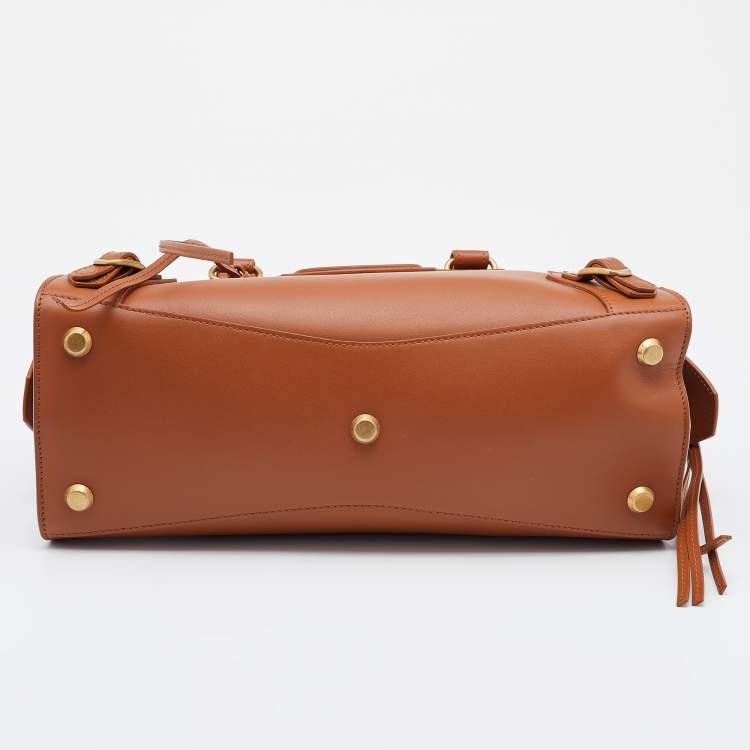 Balenciaga Brown Leather Small Neo Classic City Tote