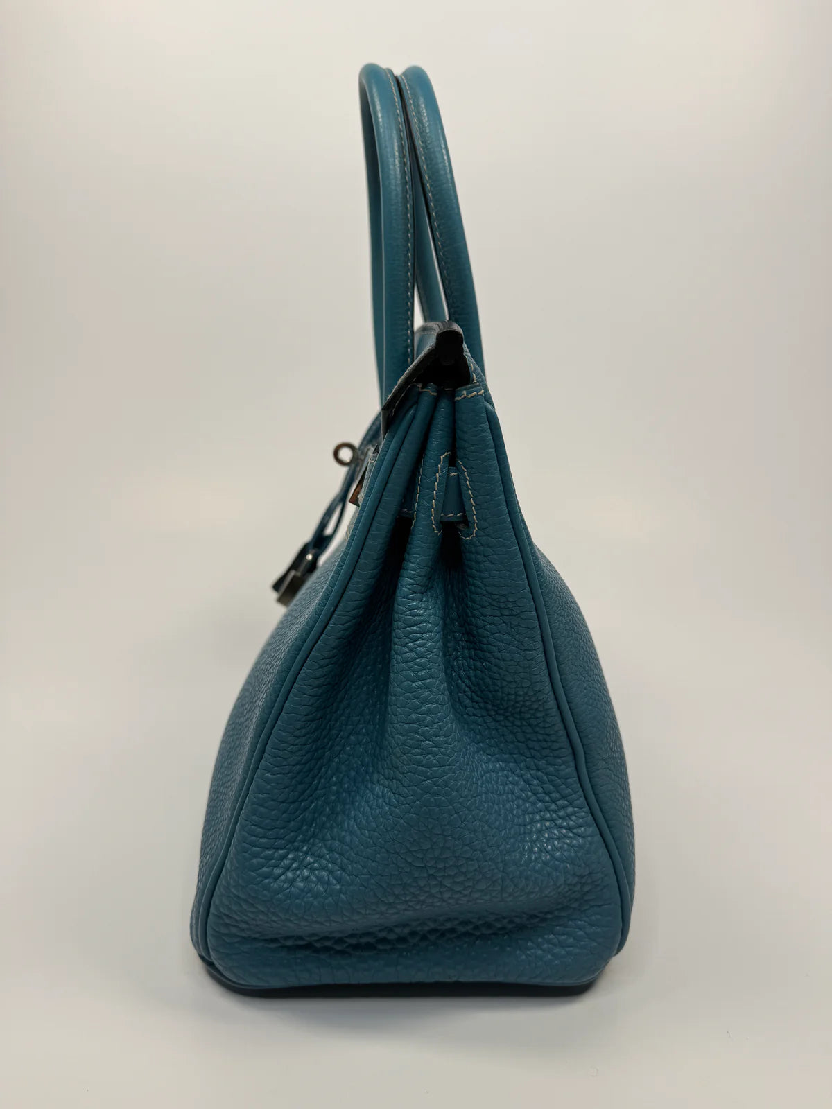 HERMÈS BIRKIN 30 IN BLUE JEAN TOGO LEATHER WITH PHW