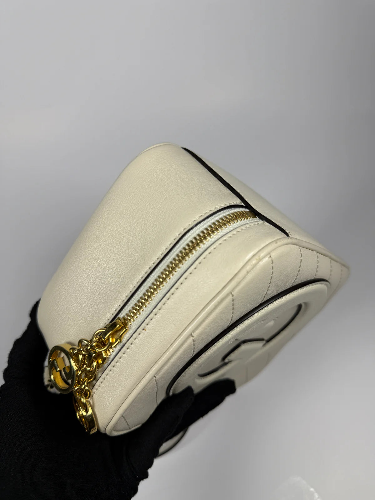 GUCCI BLONDIE LEATHER TOP HANDLE BAG