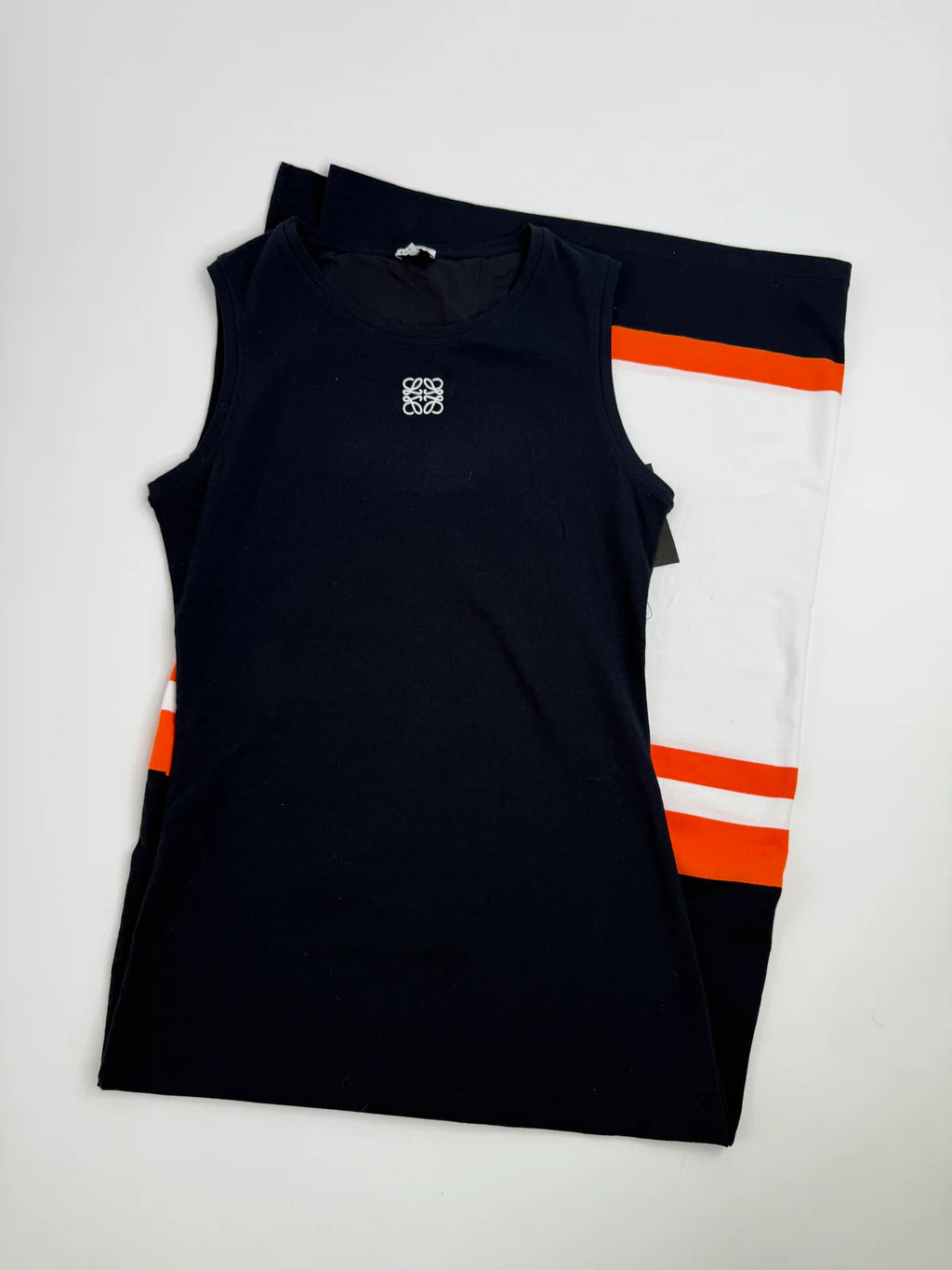 LOEWE EMBROIDERED MIDI DRESS (SIZE L / UK12)