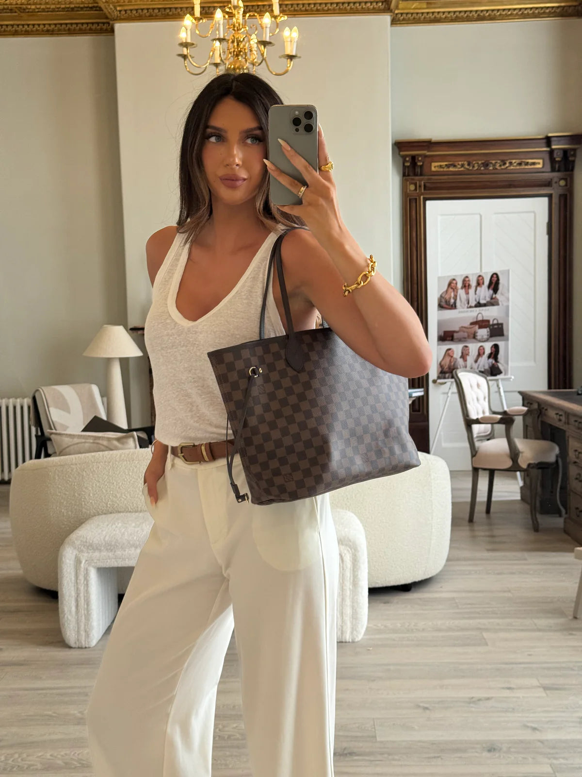 LOUIS VUITTON NEVERFULL MM TOTE BAG