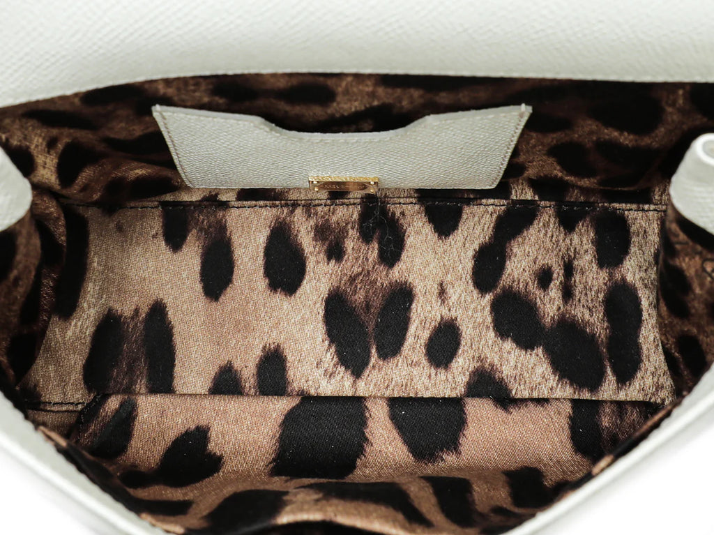 Dolce & Gabbana White Sicily Small Bag