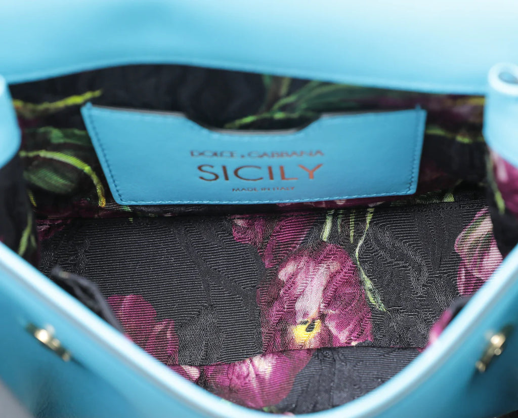 Dolce & Gabbana Blue Sicily Small Bag