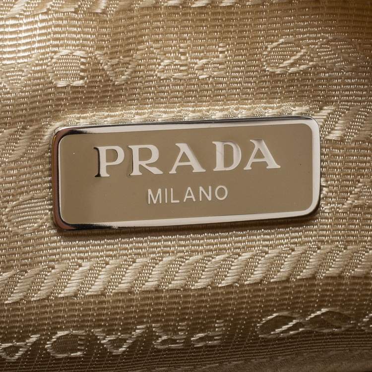Prada Beige Nylon Mini Re-Edition 2000 Shoulder Bag