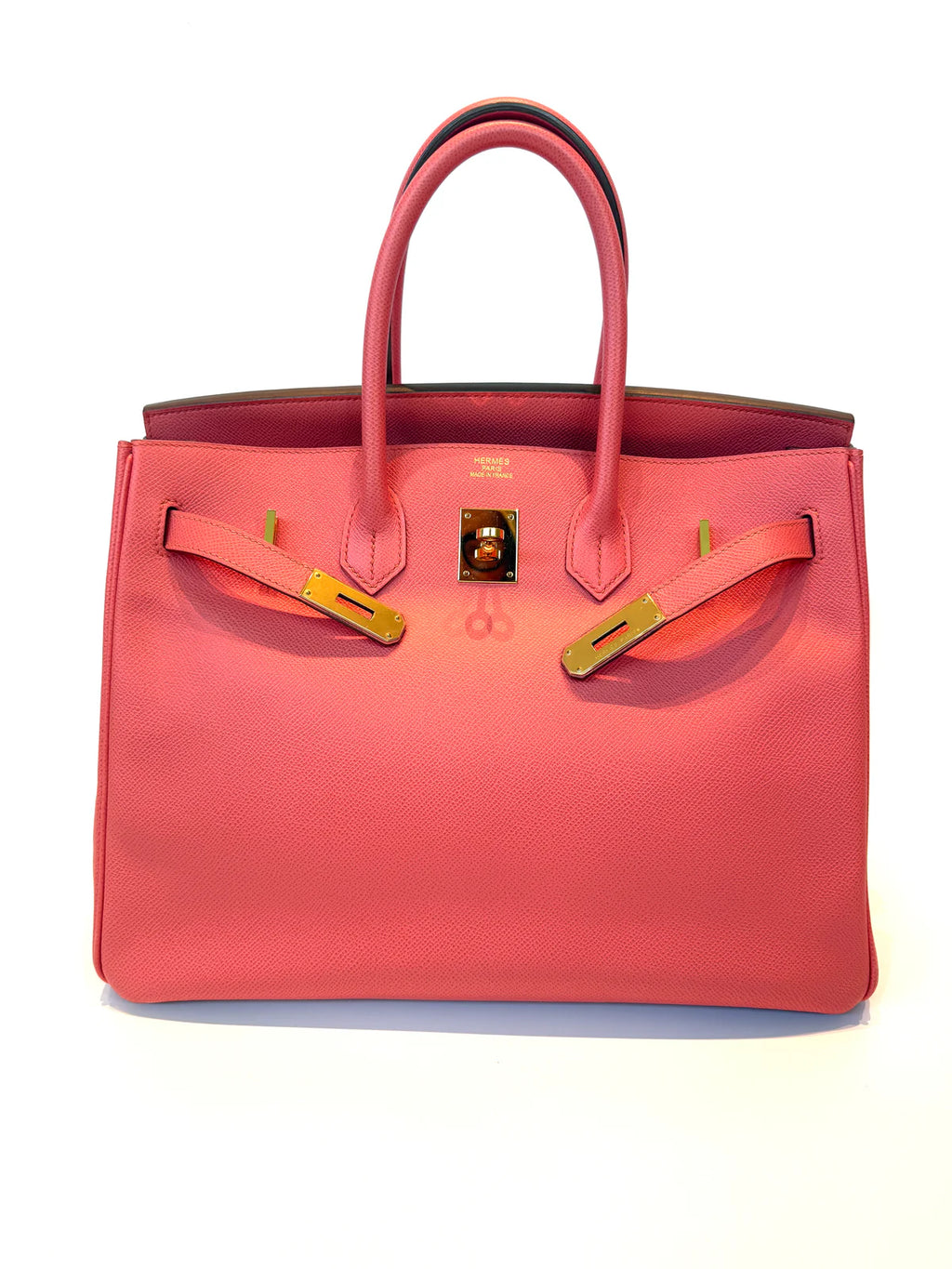 HERMÈS BIRKIN 35 FLAMINGO PINK EPSOM LEATHER WITH GHW