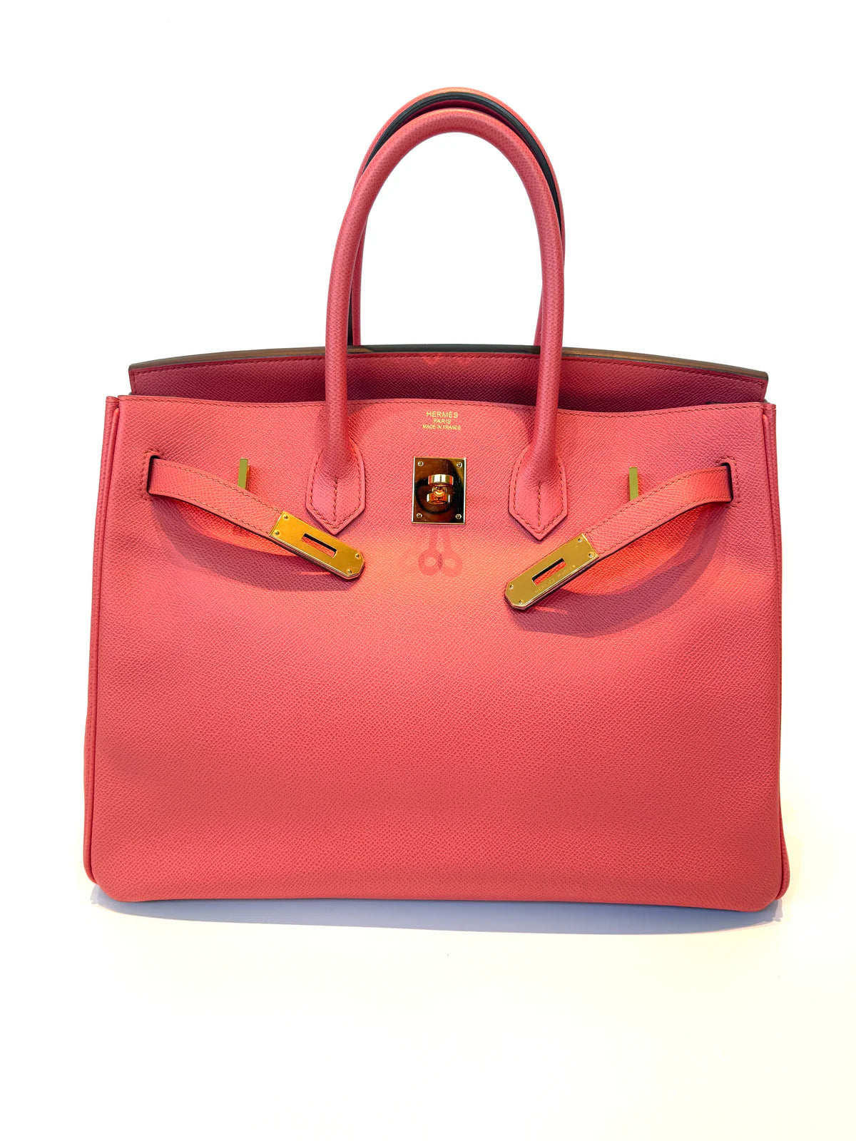 HERMÈS BIRKIN 35 FLAMINGO PINK EPSOM LEATHER WITH GHW