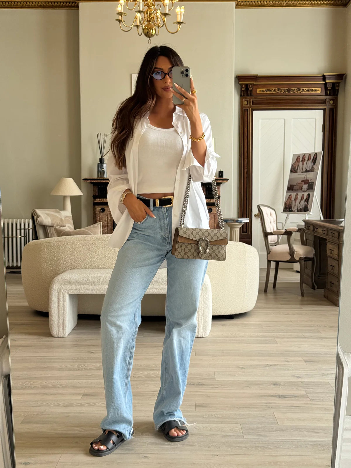 Authentic GUCCI DIONYSUS GG SMALL SHOULDER BAG