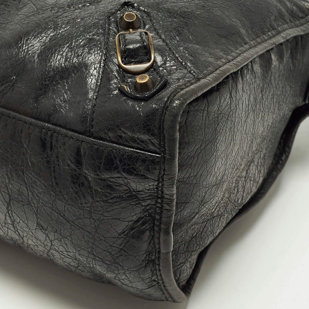 Balenciaga Classic City Black Leather Bag