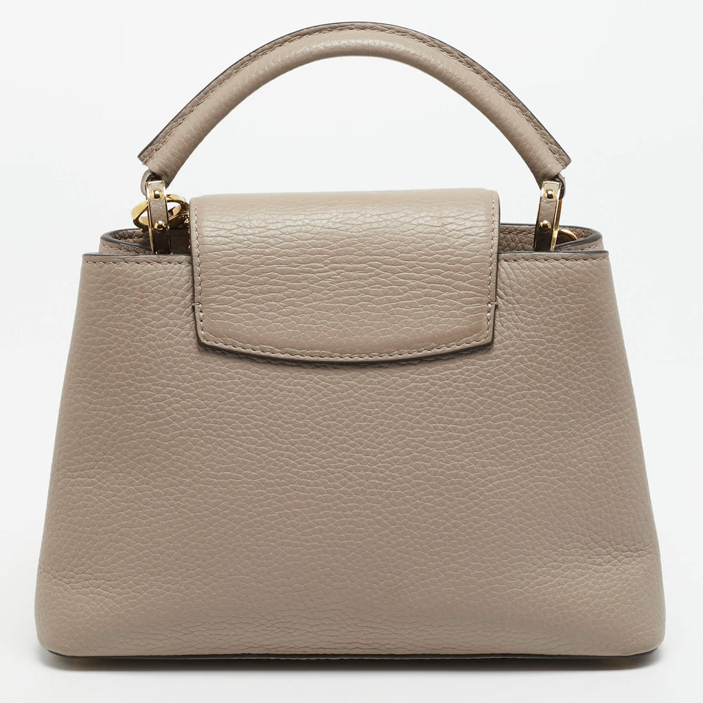 Louis Vuitton Capucines BB Beige Leather Bag