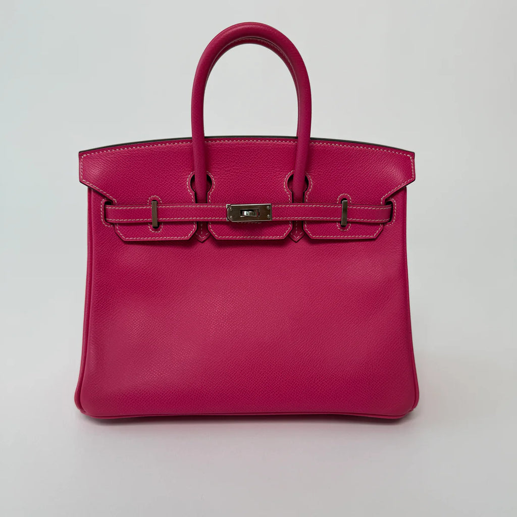 HERMÈS BIRKIN 25 IN CANDY ROSE TYRIEN & RUBIS EPSOM PHW