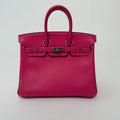 HERMÈS BIRKIN 25 IN CANDY ROSE TYRIEN & RUBIS EPSOM PHW