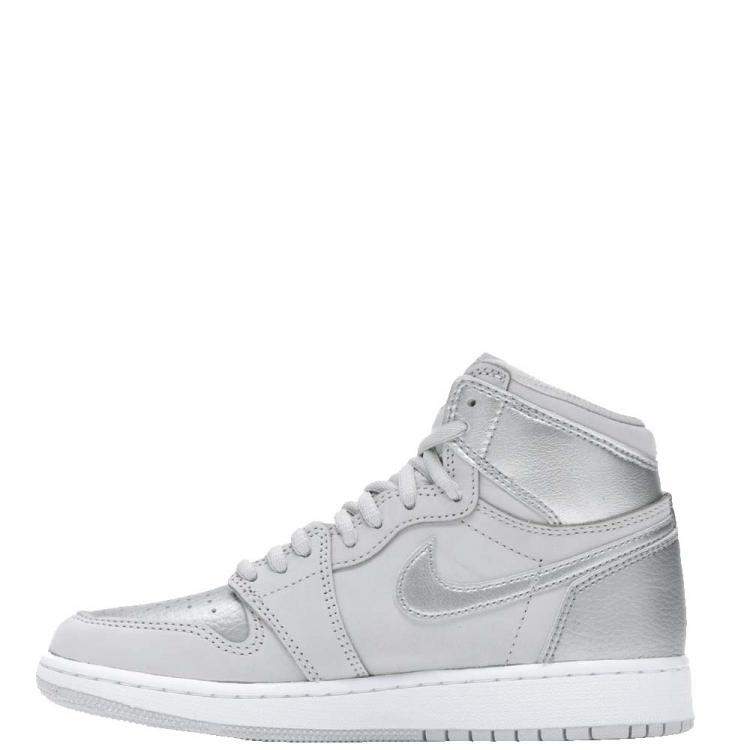 Nike Jordan 1 Retro High CO Japan Neutral Grey Sneakers Size US 4.5Y (EU 36.5)