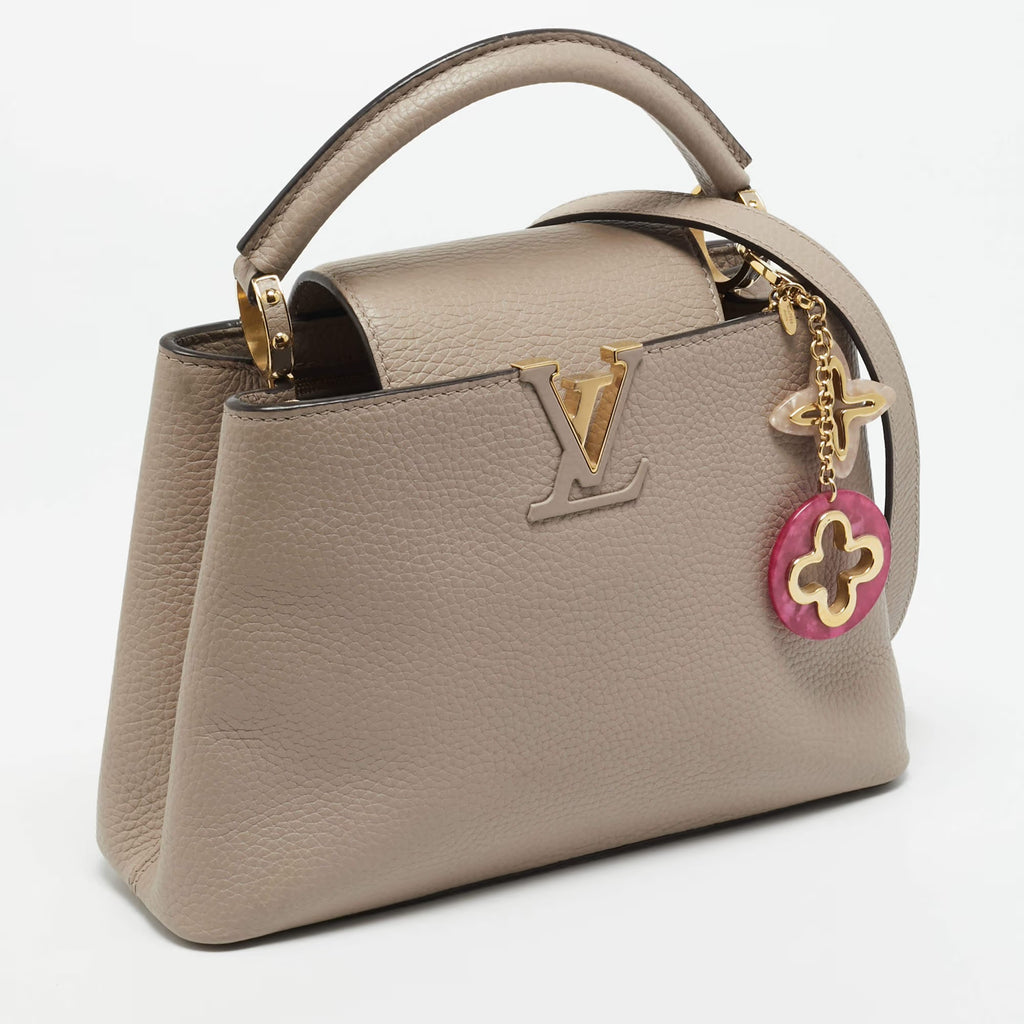 Louis Vuitton Capucines BB Beige Leather Bag