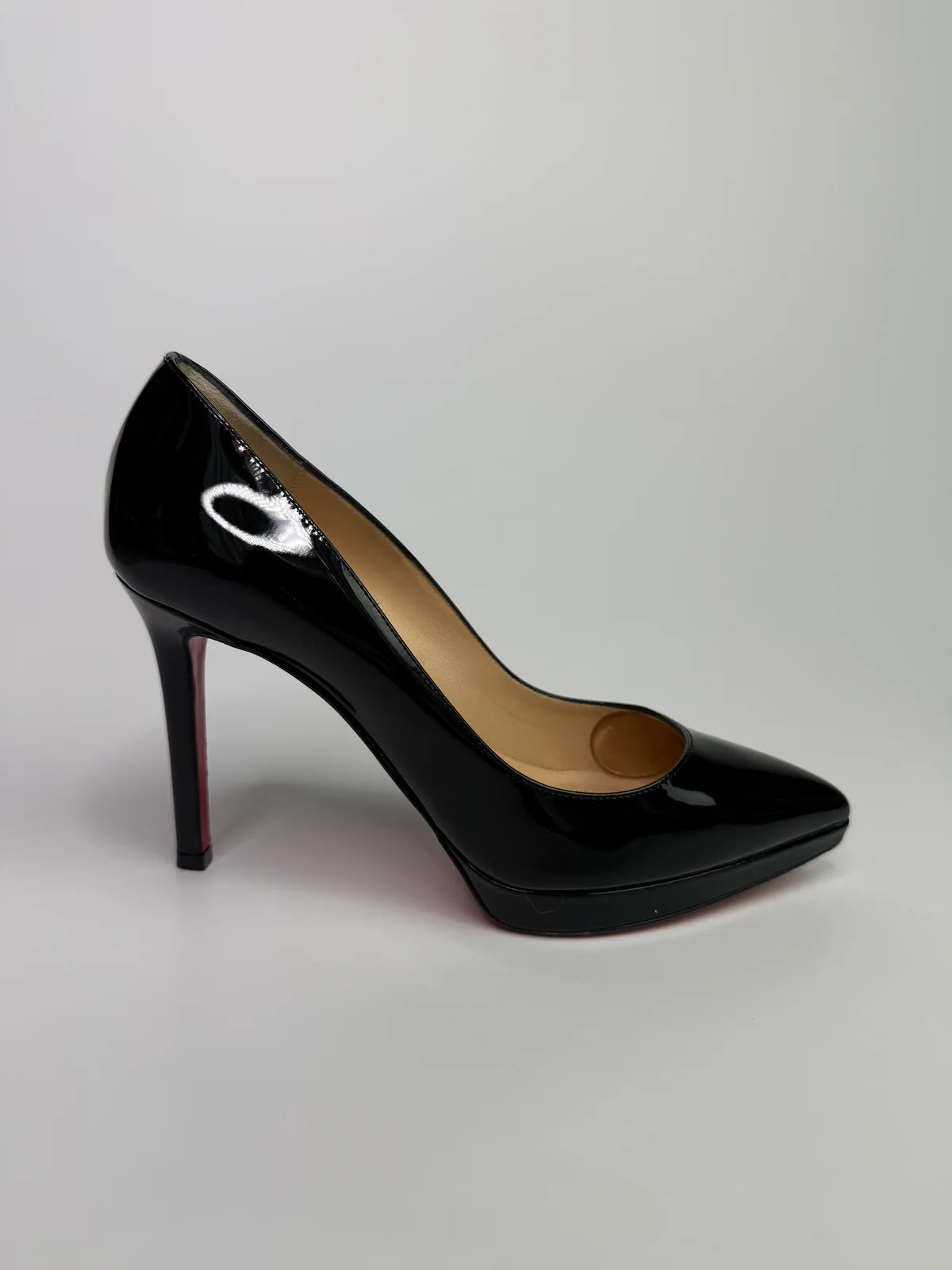 CHRISTIAN LOUBOUTIN PIGALLE PLATO 100 HEELS (SIZE 36.5/UK3.5)