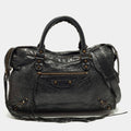 Balenciaga Classic City Black Leather Bag