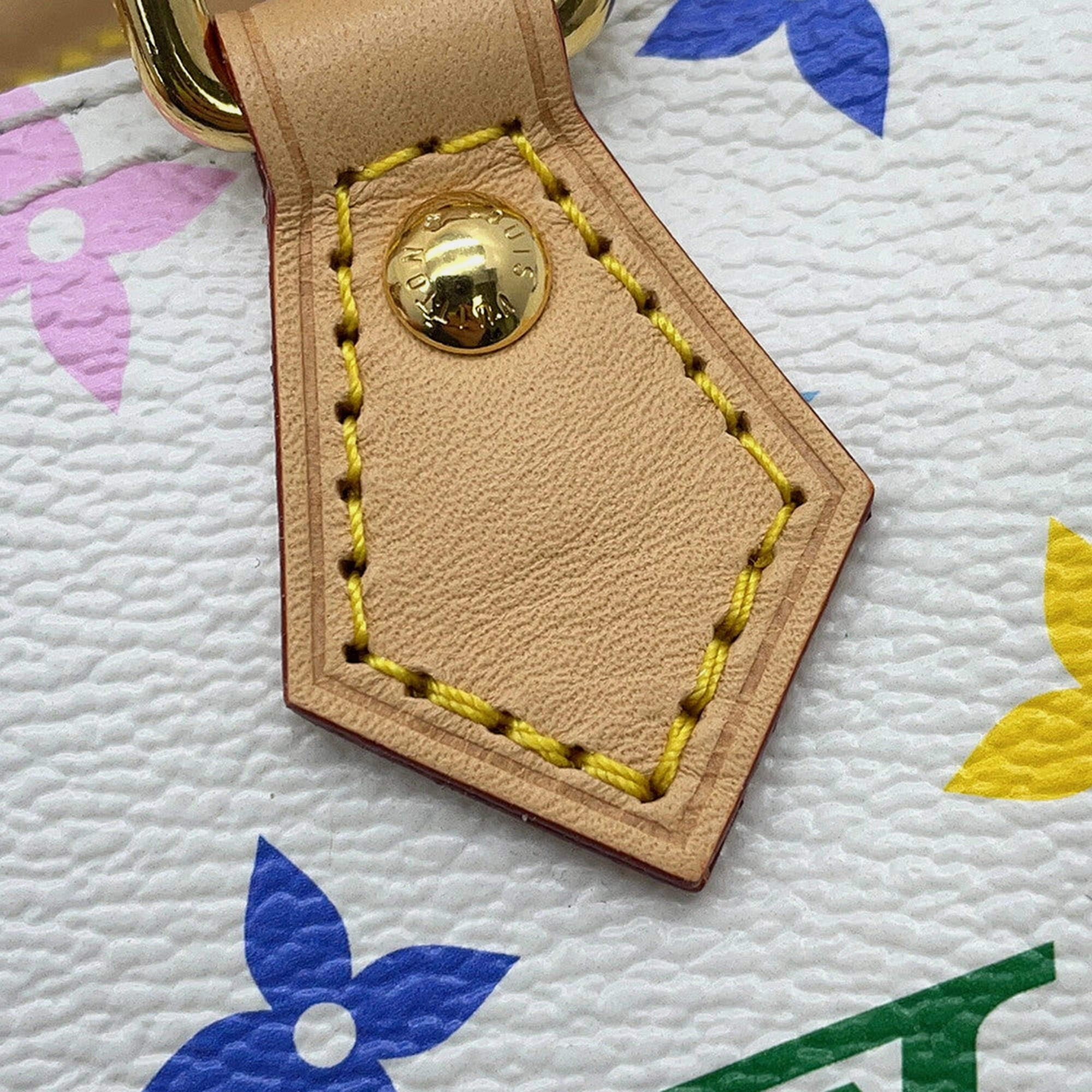 Louis Vuitton Lv Tm Nano Speedy White/Multicolor Monogram Multicolor Size 16