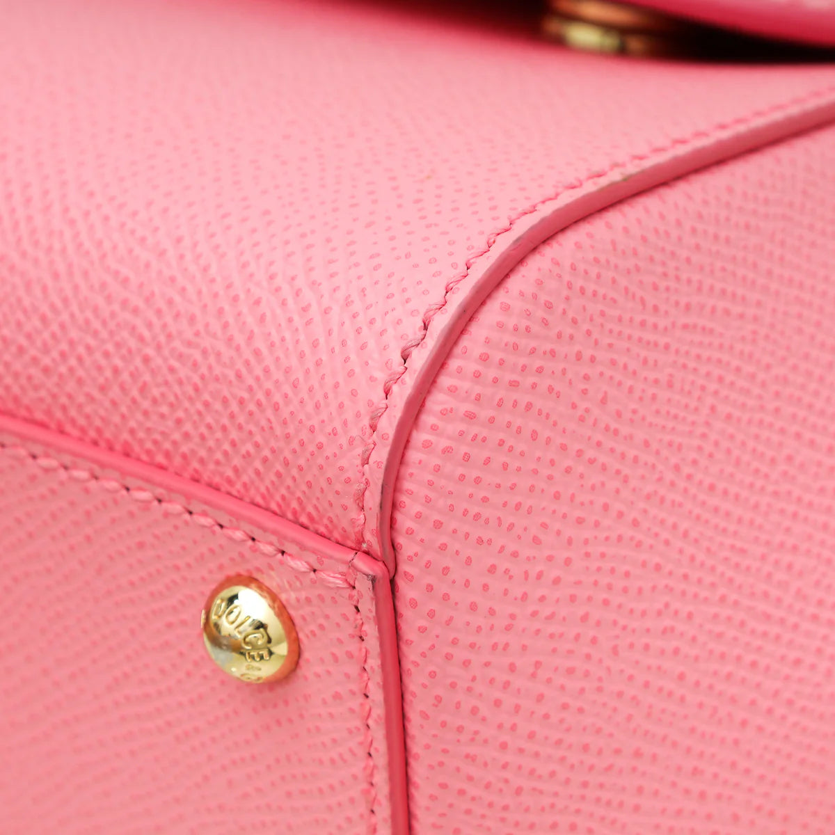 Dolce & Gabbana Pink Sicilty Bag W/ Scarf